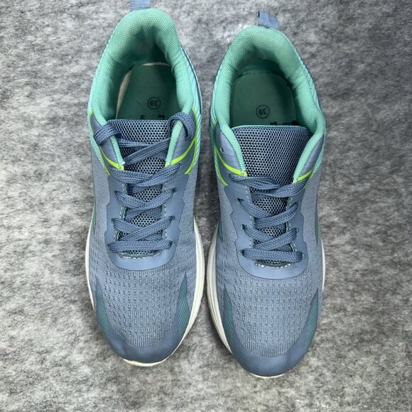 New Step Womens Size 8 Blue-Grey Teal Running Shoe Treaded Sole Sporty Comfort - Picture 3 of 4